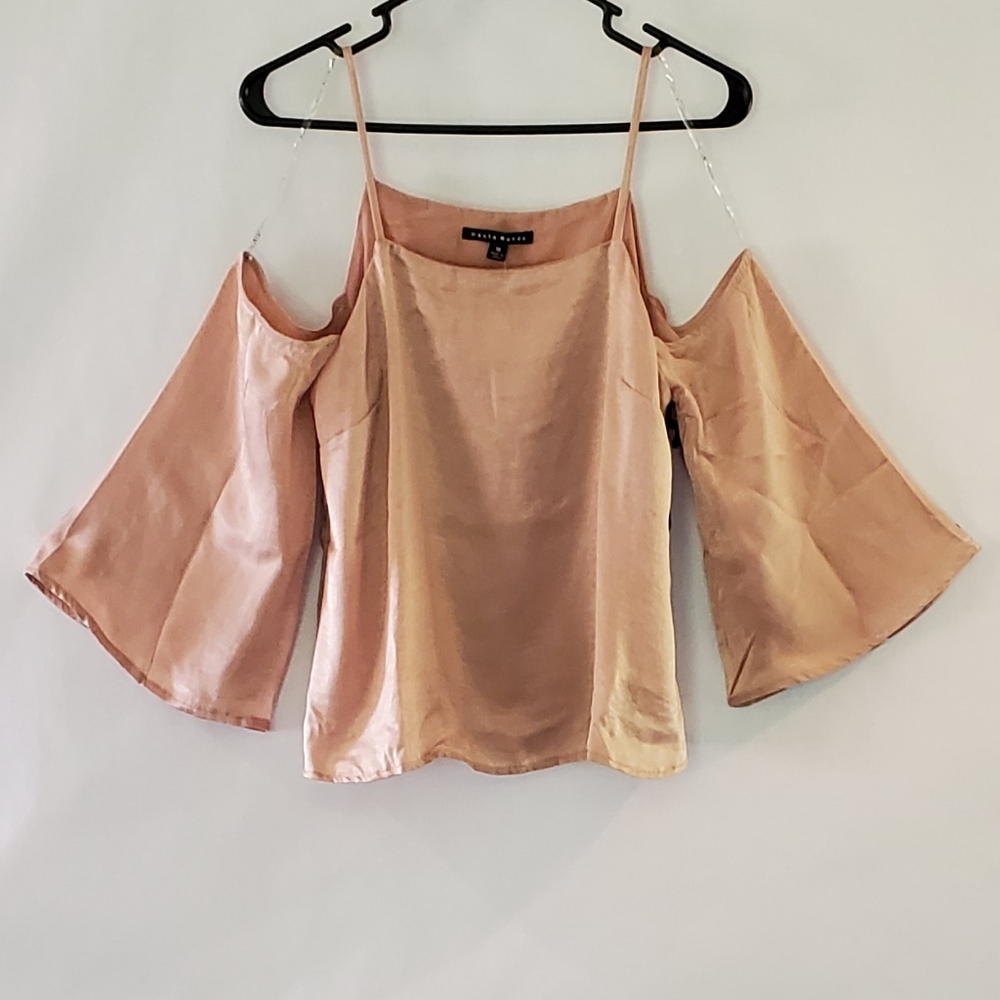 NWT Haute Monde Cold Shoulder Tank Top